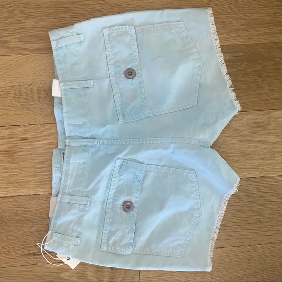 AMO ARMY SHORT loose fit/relaxed rise /shorter length/raw hem/pockets Size 26 - Picture 2 of 7